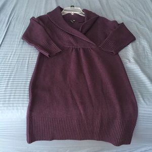 Purple sweater dress H&M